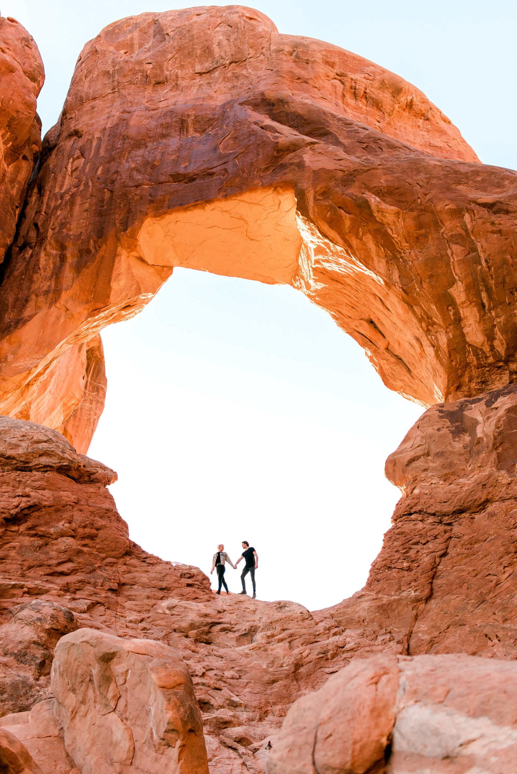 Arches national park moab utah couples session
