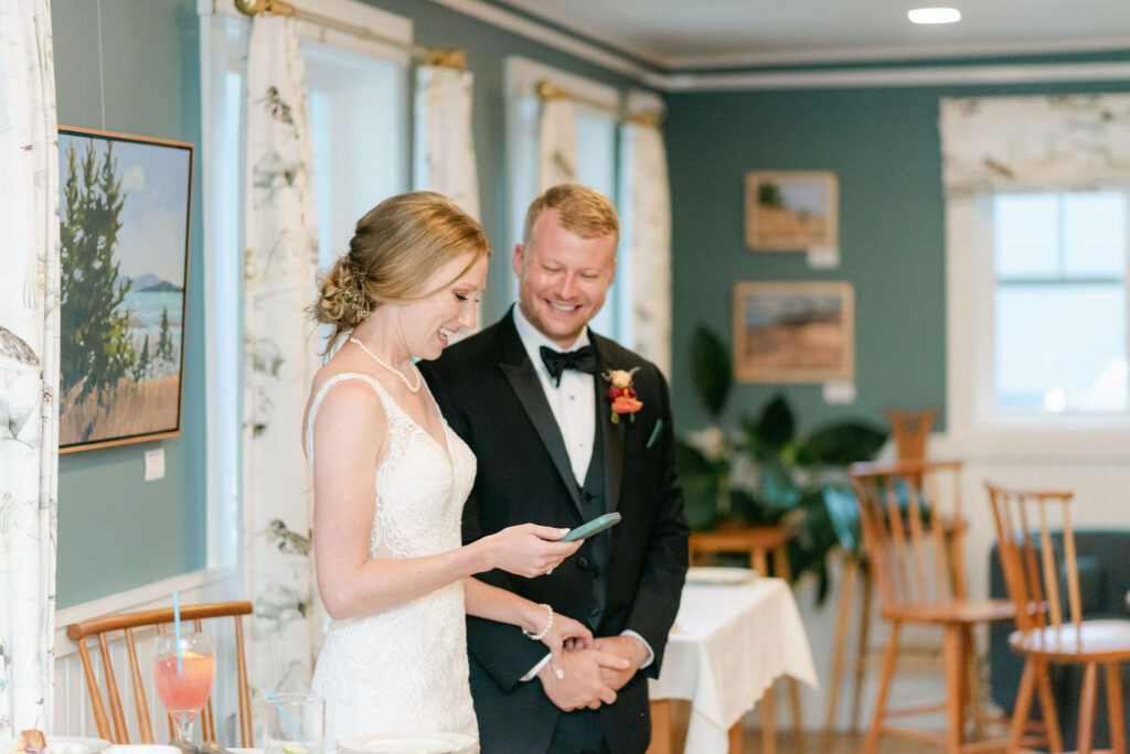 bride groom couple first dance toasts reception
