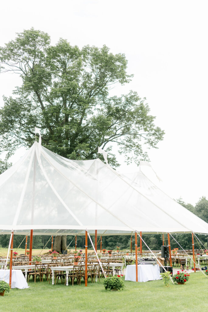 clear sailcloth tent wedding reception maine photographer