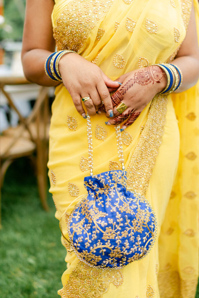 indian wedding style colorful attire bridesmaids