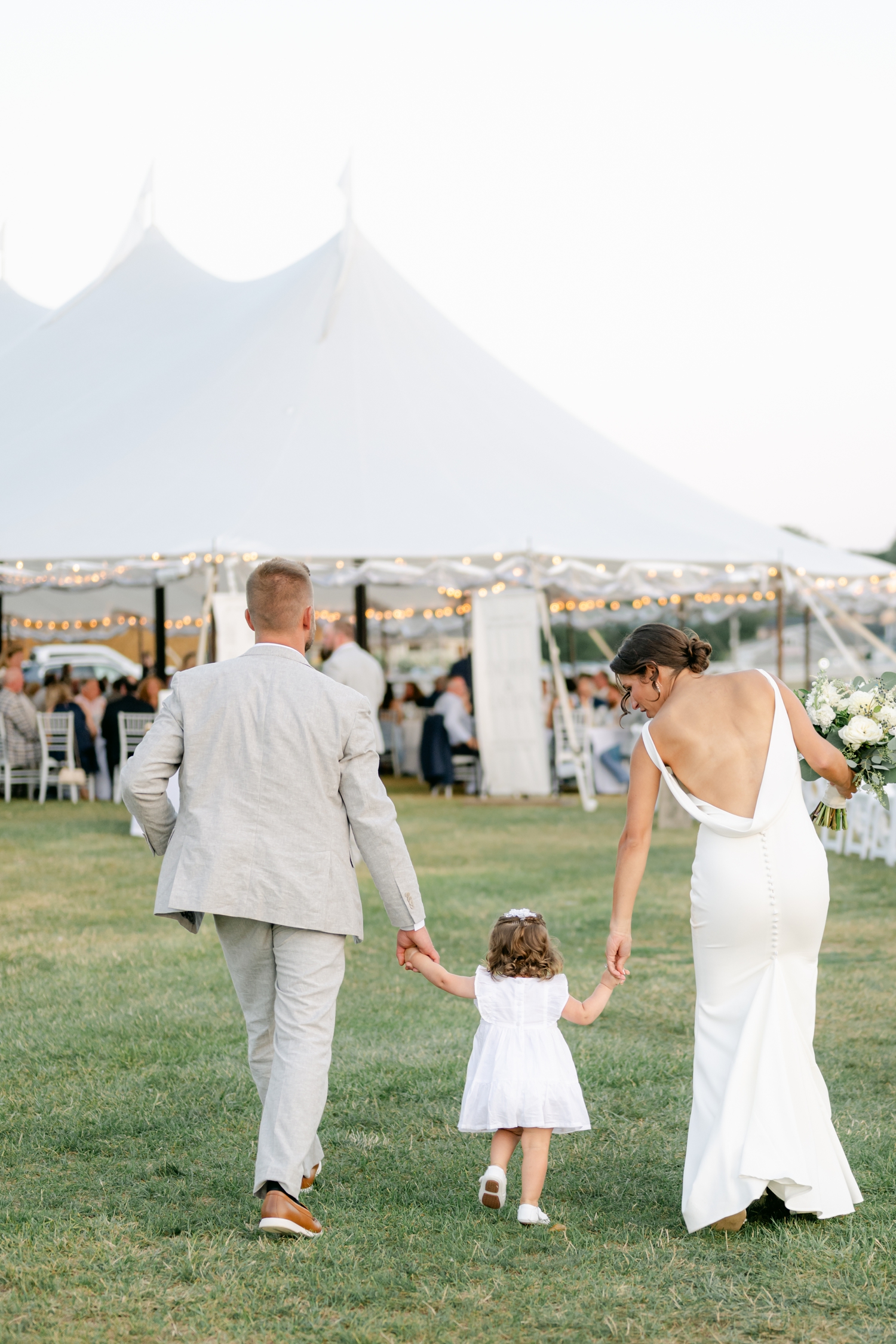 A tented coastal wedding at The Nonantum Resort in Kennebunkport, Maine by Maine Wedding Photographer Emily Brianne Photography
