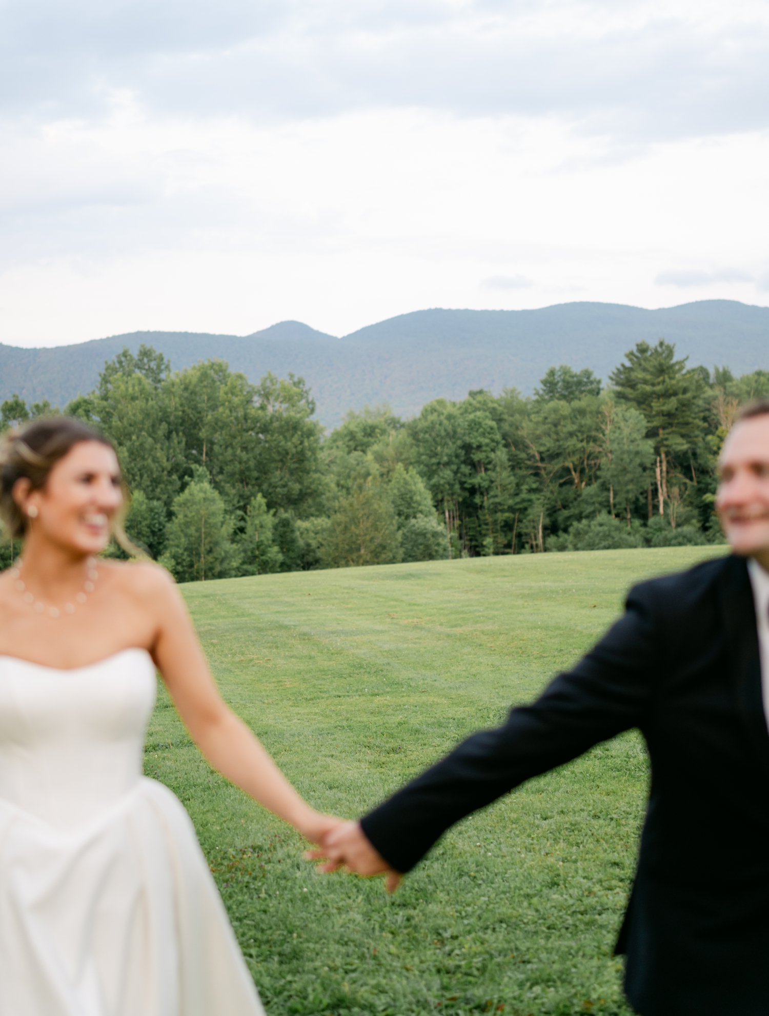 Bride and Groom Portraits Vermont Mountain Top Resort wedding by Maine Wedding Photographer Emily Brianne Photography