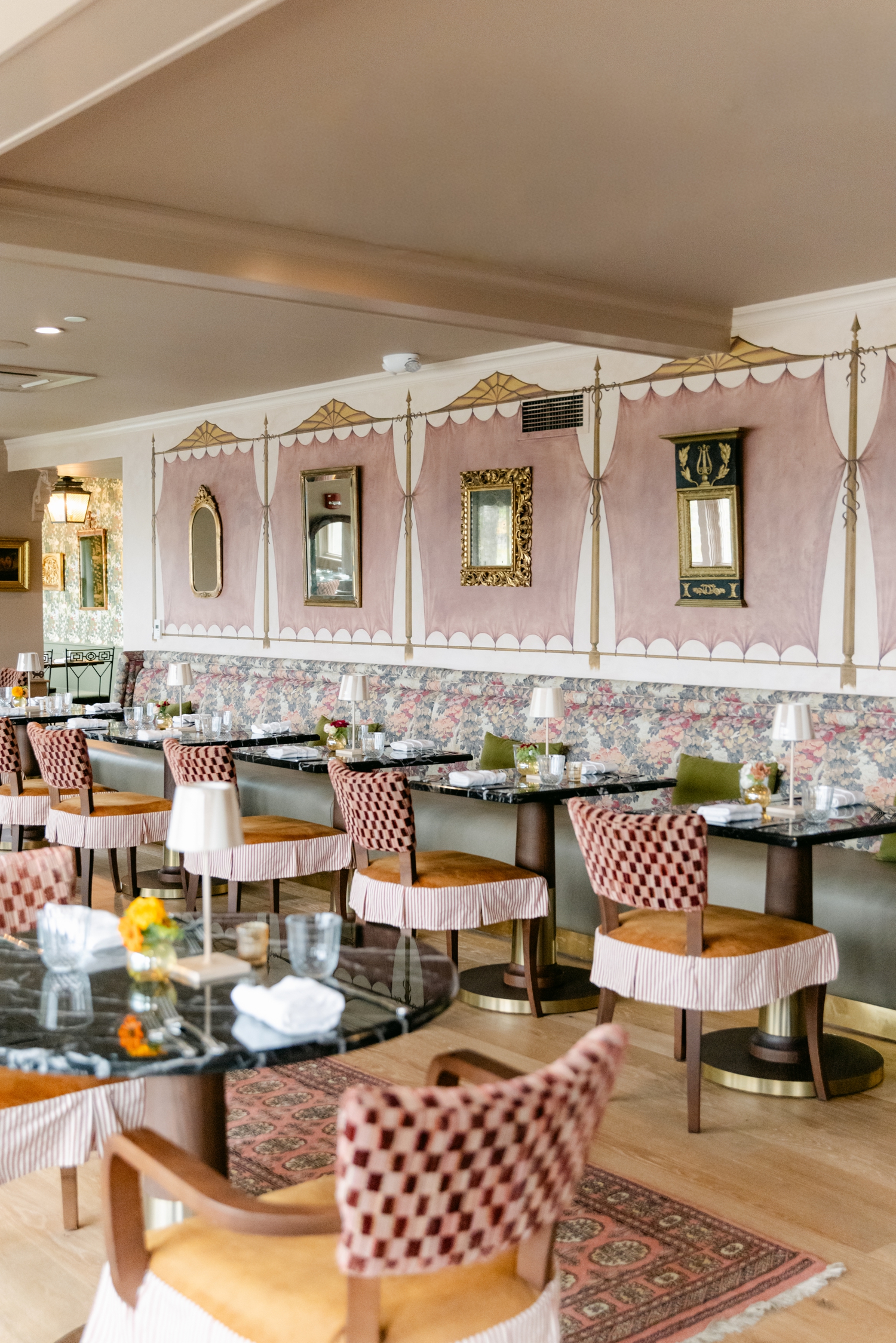 Interior Asticou Hotel Wedding in Northeast Harbor Maine