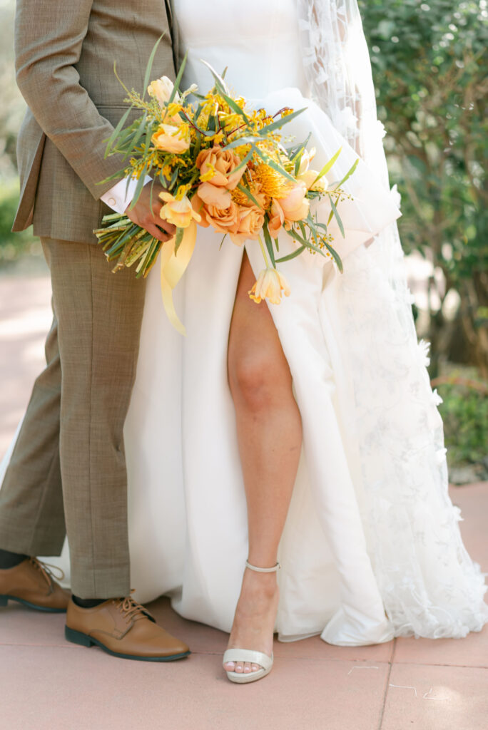 Island Citrus Wedding Color at El Chorro Arizon Wedding Venue