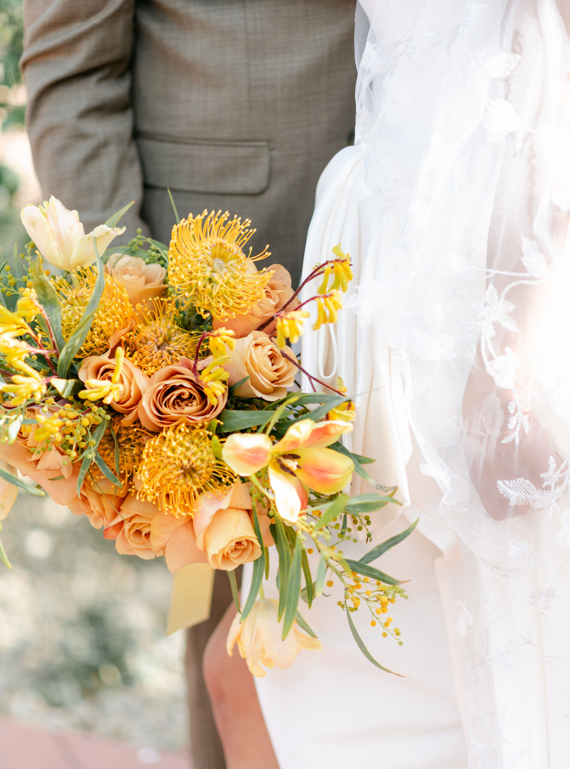 Island Citrus Wedding Color at El Chorro Arizon Wedding Venue